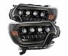 AlphaRex 12-15 Toyota Tacoma NOVA LED Proj Headlights Plank Alpha Blk w/Activ Light/Seq Signal/DRL