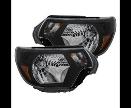 Anzo 2012-2015 Toyota Tacoma Crystal Headlights Black for Toyota Tacoma N200