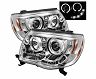 Spyder Toyota Tacoma 05-11 Projector Headlights LED Halo LED Chrome High H1 Low H1 PRO-YD-TT05-HL-C for Toyota Tacoma Base/Pre Runner/X-Runner