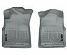 Husky Liners 05-15 Toyota Tacoma Crew/Extended/Standard Cab WeatherBeater Front Grey Floor Liners