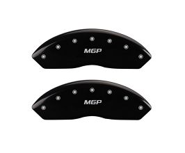 MGP Caliper Covers Front set 2 Caliper Covers Engraved Front Black finish silver ch for Toyota Tacoma N200