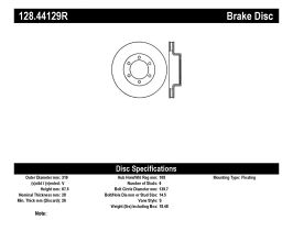 StopTech StopTech 05-09 Toyota Tacoma/03-09 4 Runner Drilled Right Front Rotor for Toyota Tacoma N200