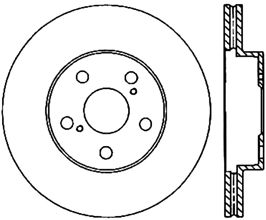 StopTech StopTech 05-15 Toyota Tacoma Front Left Cryo Slotted & Drilled Sport Brake Rotor for Toyota Tacoma N200