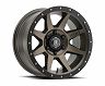 ICON Rebound 17x8.5 6x5.5 0mm Offset 4.75in BS 106.1mm Bore Bronze Wheel for Toyota Tacoma Base/Pre Runner/X-Runner/TRD Pro