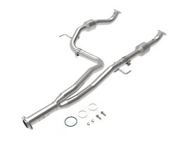 aFe Power Power Twisted Steel Y-Pipe w/ Cat SS 16-20 Toyota Tacoma V6 3.5L (4WD Only) for Toyota Tacoma N300