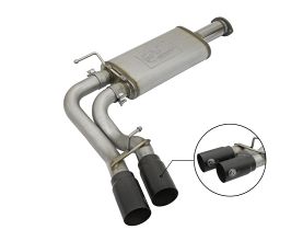 aFe Power Rebel Exhausts Cat-Back SS 16 Toyota Tacoma V6-3.5L w/ Black Tips for Toyota Tacoma N300