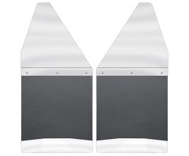 Husky Liners GM 88-00 K1500/K2500 / 99-16 Silverado/Sierra 12in W SS Top Kick Back Front Mud Flaps for Toyota Tacoma N300