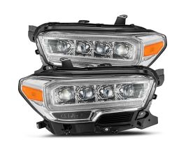 AlphaRex 16-20 Toyota Tacoma NOVA LED Projector Headlights Plank Style Chrome w/Activation Light for Toyota Tacoma N300