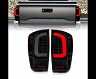 Anzo 16-21 Toyota Tacoma LED Tail Lights - w/ Light Bar Sequential Black Housing & Smoke Lens for Toyota Tacoma