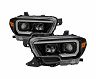 Spyder xTune Toyota Tacoma 16-18 DRL Light Bar Projector Headlights - Black PRO-JH-TTA16-LBDRL-BK