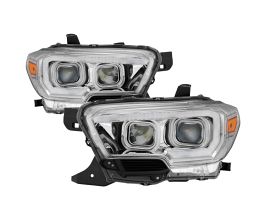 Spyder xTune Toyota Tacoma 16-18 DRL Light Bar Projector Headlights - Chrome PRO-JH-TTA16-LBDRL-C for Toyota Tacoma N300