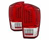 Spyder xTune 16-18 Toyota Tacoma Light Bar LED Tail Lights - Chrome (ALT-JH-TTA16-LBLED-C) for Toyota Tacoma