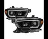 Spyder xTune 16-18 Toyota Tacoma SR/SR5 DRL Proj Headlights w/Turn Signal - Blk (PRO-JH-TTA16-SR-BK)
