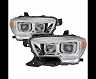 Spyder xTune 16-18 Toyota Tacoma SR/SR5 DRL Proj Headlights w/Turn Signal - Chrm (PRO-JH-TTA16-SR-C)
