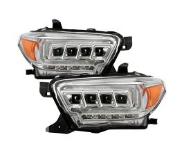 Spyder 16-20 Toyota Tacoma Halogen Model Only High-Power LED Headlights - Chrome PRO-YD-TT16HALAP-C for Toyota Tacoma N300