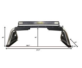 Go Rhino 15-20 Chevy Colorado Sport Bar 2.0 Complete Kit w/Sport Bar + Retractable Light Mnt for Toyota Tacoma N300