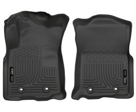 Husky Liners 2018 Toyota Tacoma Double Cab WeatherBeater Black Front Floor Liners for Toyota Tacoma N300