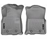 Husky Liners 2018 Toyota Tacoma Double Cab WeatherBeater Grey Front Floor Liners for Toyota Tacoma
