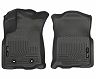 Husky Liners 2016 Toyota Tacoma w/ Auto Trans WeatherBeater Front Black Floor Liners for Toyota Tacoma
