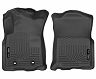 Husky Liners 2016 Toyota Tacoma w/ Manual Trans WeatherBeater Front Black Floor Liners for Toyota Tacoma