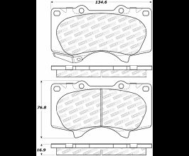 StopTech StopTech Street Select Brake Pads - Front/Rear for Toyota Tacoma N300