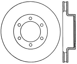 StopTech 03-09 Toyota 4Runner / 05-14 Toyota FJ Cruiser Front Performance Cryo Brake Rotor for Toyota Tacoma N300