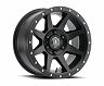 ICON Rebound 17x8.5 6x5.5 0mm Offset 4.75in BS 106.1mm Bore Satin Black Wheel for Toyota Tacoma