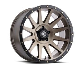 ICON Compression 20x10 6x5.5 -19mm 4.75in BS 106.10mm Bore Bronze Wheel for Toyota Tacoma N300