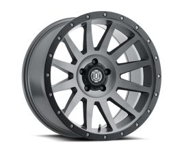ICON Compression 20x10 6x5.5 -19mm Offset 4.75inBS Titanium Wheel for Toyota Tacoma N300