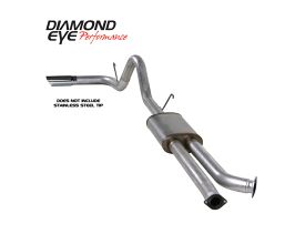 Diamond Eye Performance KIT 3-1/2in CB SGL GAS AL TOYOTA TUNDRA 5.7L 07-10 for Toyota Tundra XK50