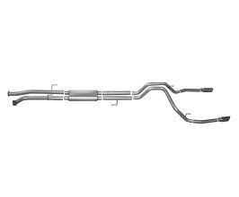 Gibson Exhaust 10-19 Toyota Tundra SR5 4.6L 2.5in Cat-Back Dual Split Exhaust - Aluminized for Toyota Tundra XK50