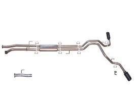 Gibson Exhaust 07-09 Toyota Tundra SR5 4.7L 2.5in Cat-Back Dual Extreme Exhaust - Black Elite for Toyota Tundra XK50