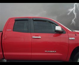 Stampede 2007-2019 Toyota Tundra Extended Crew Cab Pickup Tape-Onz Sidewind Deflector 4pc - Smoke for Toyota Tundra XK50