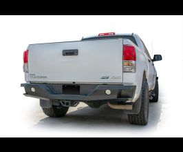 DV8 Offroad 07-13 Toyota Tundra Rear Bumper Winch Ready - Black Powdercoat for Toyota Tundra XK50