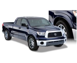 Bushwacker 07-13 Toyota Tundra Fleetside OE Style Flares 4pc w/ Factory Mudflap - Black for Toyota Tundra XK50