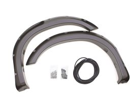 Lund 07-13 Toyota Tundra RX-Rivet Style Smooth Elite Series Fender Flares - Black (2 Pc.) for Toyota Tundra XK50