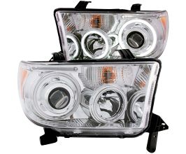 Anzo 2007-2013 Toyota Tundra Projector Headlights w/ Halo Chrome (CCFL) for Toyota Tundra XK50