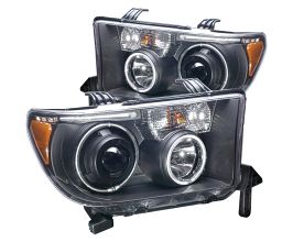 Anzo 2007-2013 Toyota Tundra Projector Headlights w/ Halo Black (CCFL) for Toyota Tundra XK50