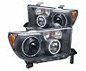 Anzo 2007-2013 Toyota Tundra Projector Headlights w/ Halo Black (CCFL)