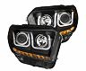 Anzo 2014-2015 Toyota Tundra Projector Headlights w/ U-Bar Black w/ DRL