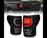 Anzo Anzo 07-11 Toyota Tundra Full LED Tailights Black Housing Smoke Lens G2 (w/C Light Bars)