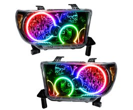 Oracle Lighting 07-11 Toyota Tundra Pre-Assembled Headlights - Black Housing - ColorSHIFT w/o Controller for Toyota Tundra XK50