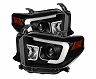 Spyder Toyota Tundra 2014-2016 Projector Headlights Light Bar DRL Black PRO-YD-TTU14-DRL-BK for Toyota Tundra