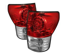 Spyder Toyota Tundra 07-13 LED Tail lights Red Clear ALT-YD-TTU07-LED-RC for Toyota Tundra XK50