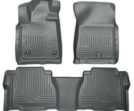 Husky Liners 12-13 Toyota Tundra Weatherbeater Grey Front & 2nd Seat Floor Liners for Toyota Tundra XK50