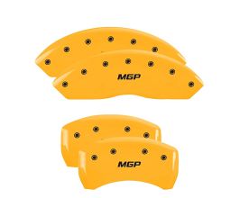 MGP Caliper Covers 4 Caliper Covers Engraved Front & Rear Yellow Finish Black Char 2014 Toyota Tundra for Toyota Tundra XK50