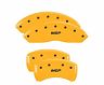 MGP Caliper Covers 4 Caliper Covers Engraved Front & Rear Yellow Finish Black Char 2014 Toyota Tundra for Toyota Tundra TRD Pro