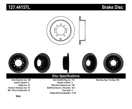 StopTech StopTech Slotted & Drilled Sport Brake Rotor for Toyota Tundra XK50