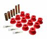 Energy Suspension 07-21 Toyota Tundra Red Rear Leaf Spring Shackle Bushing Set for Toyota Tundra