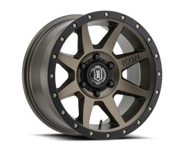 ICON Rebound 17x8.5 5x150 25mm Offset 5.75in BS 110.1mm Bore Bronze Wheel for Toyota Tundra XK50